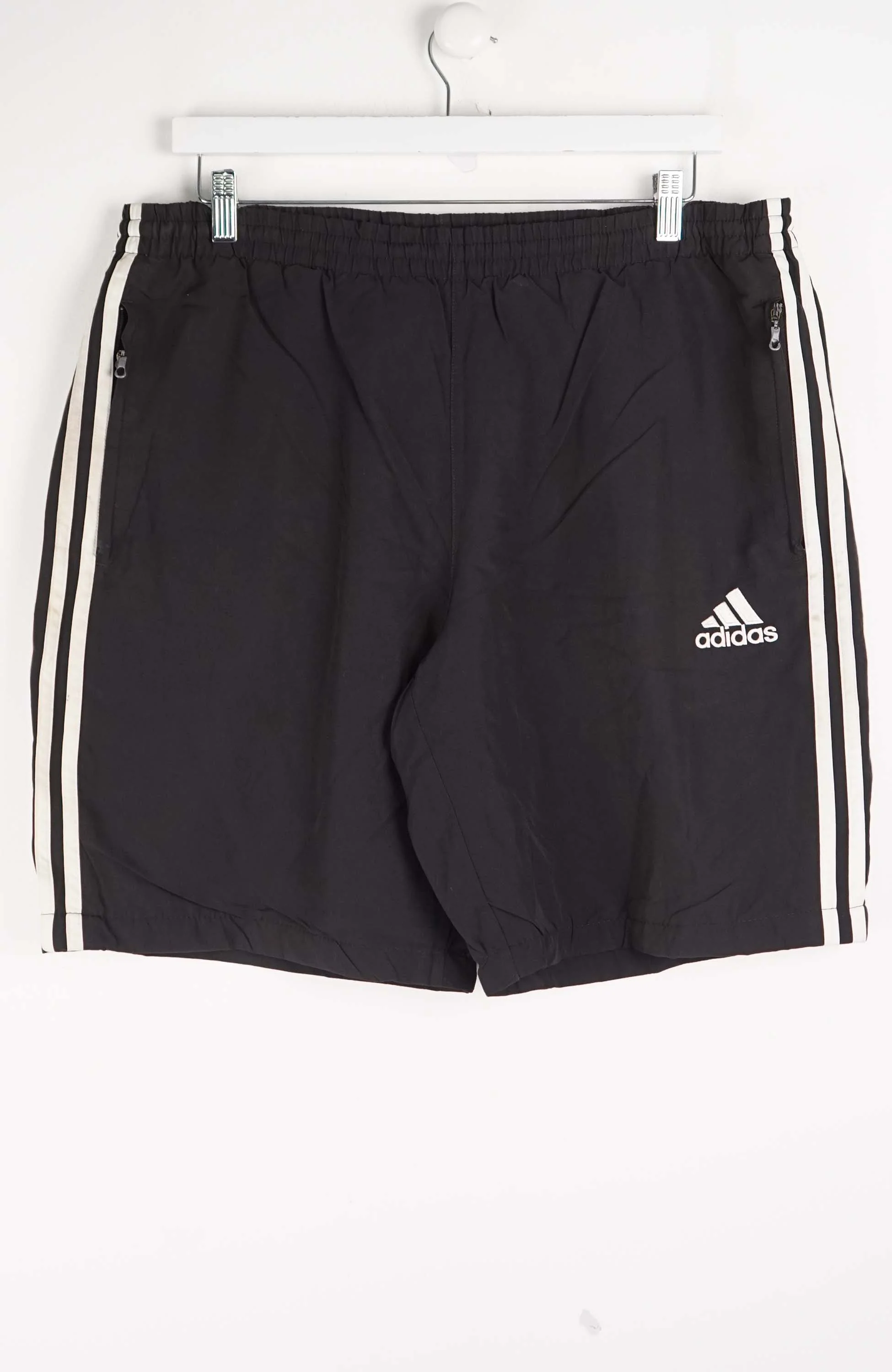 VINTAGE ADIDAS TRACK PANT SHORTS (L)