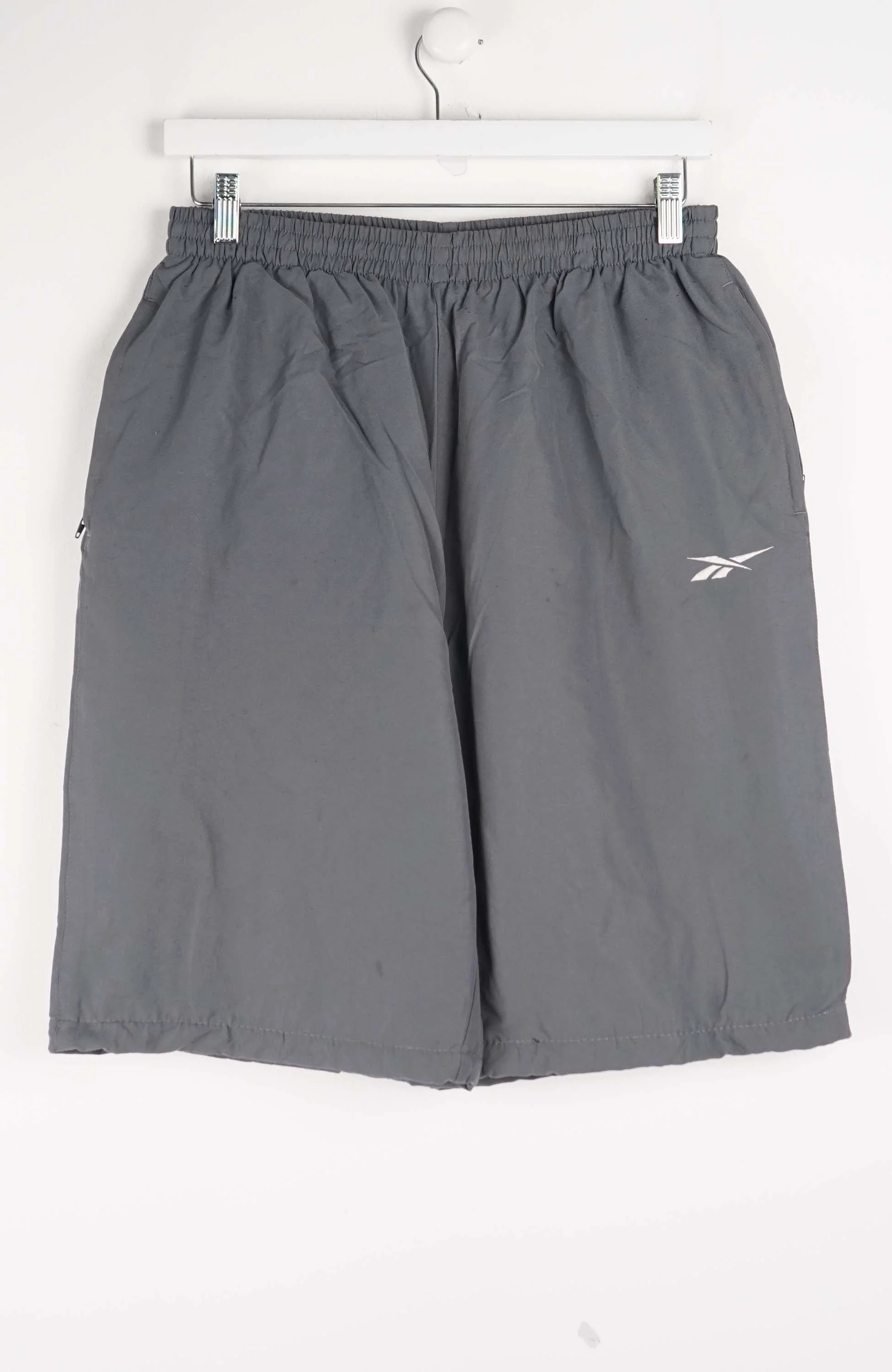 VINTAGE REEBOK TRACK PANT SHORTS (S)