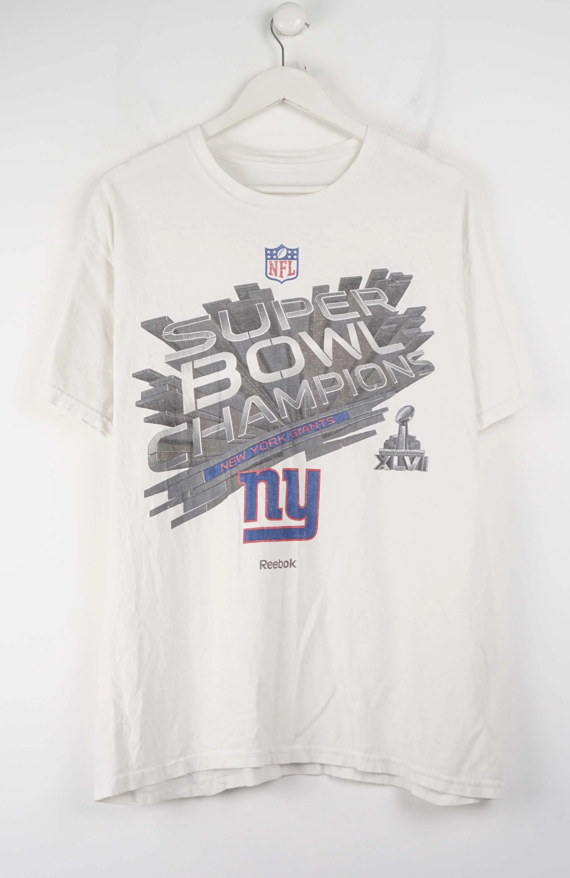 VINTAGE NFL SUPER BOWL CHAMPIONS NEW YORK GIANTS T-SHIRT (M)