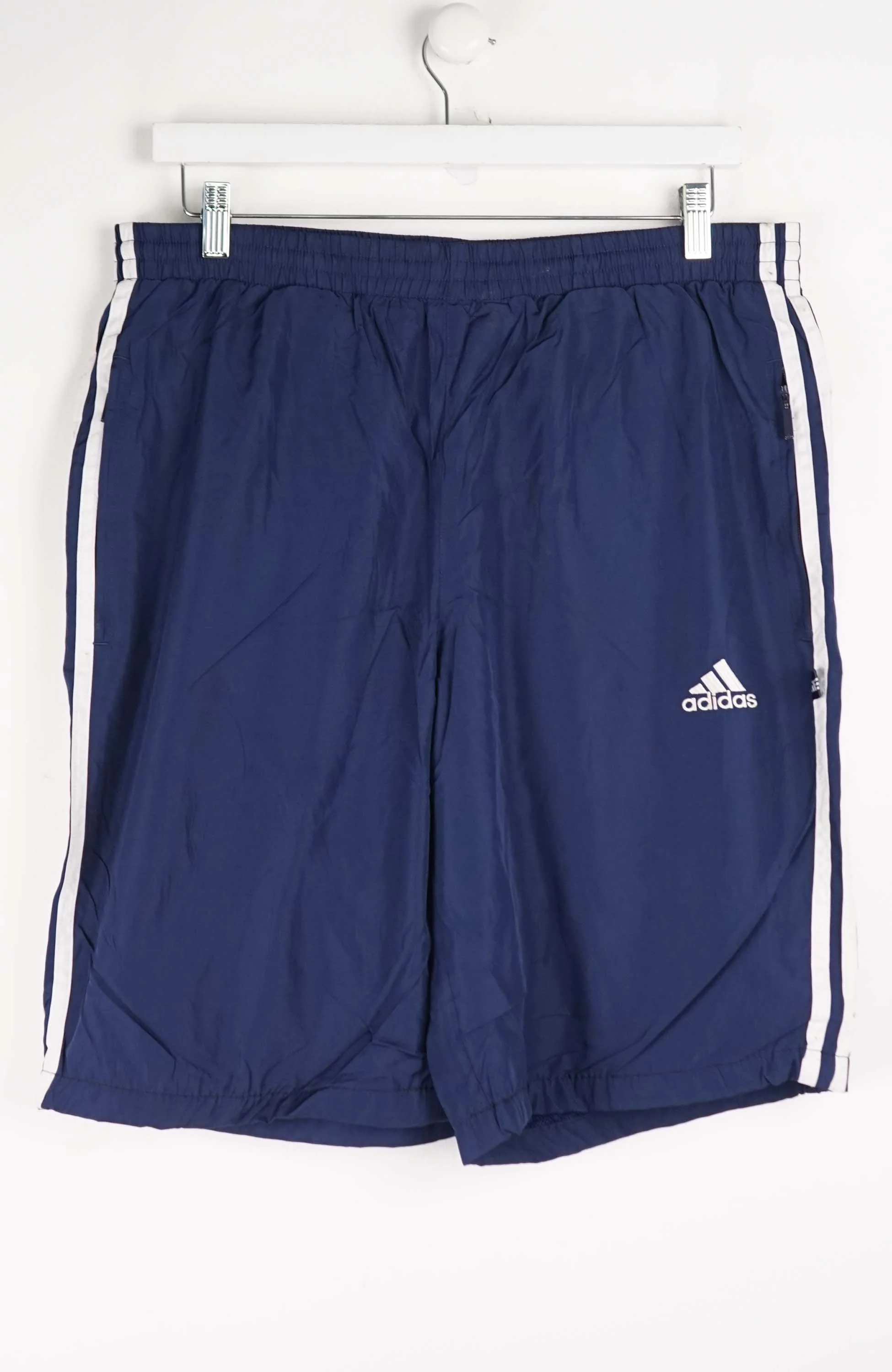 VINTAGE ADIDAS TRACK PANT SHORTS (L)