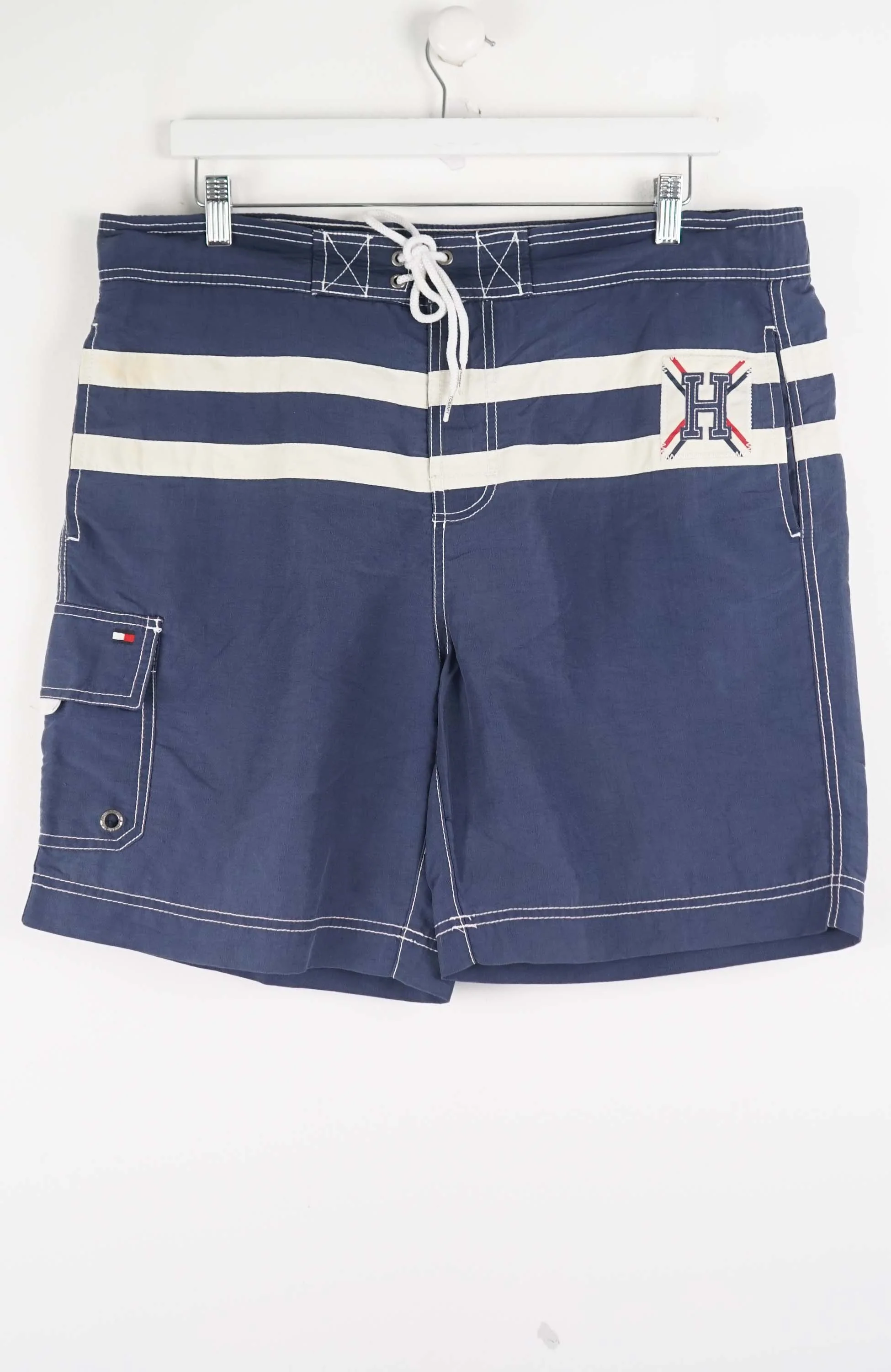 VINTAGE TOMMY HILFIGER SURF BOARD SHORTS W38