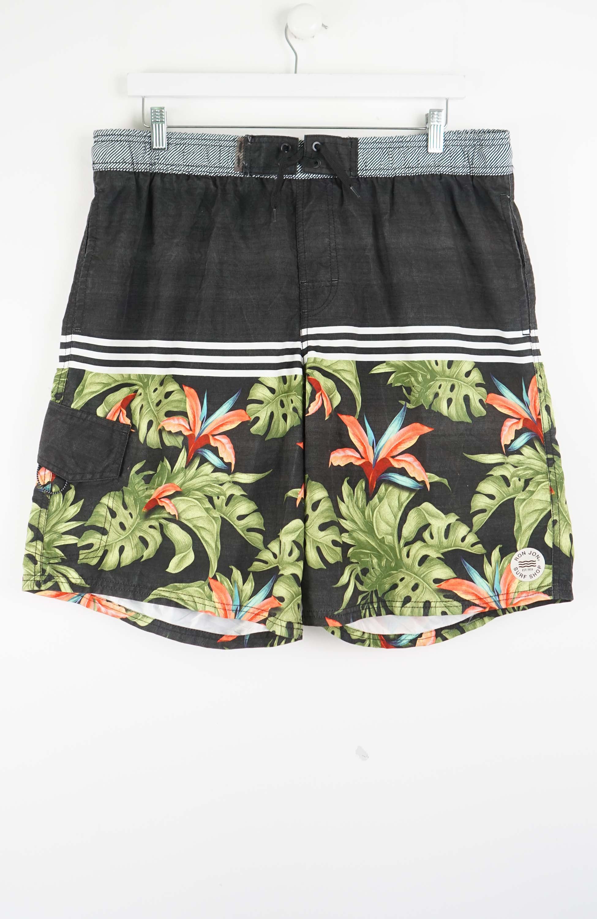 VINTAGE RON JON BOARD SHORTS W37