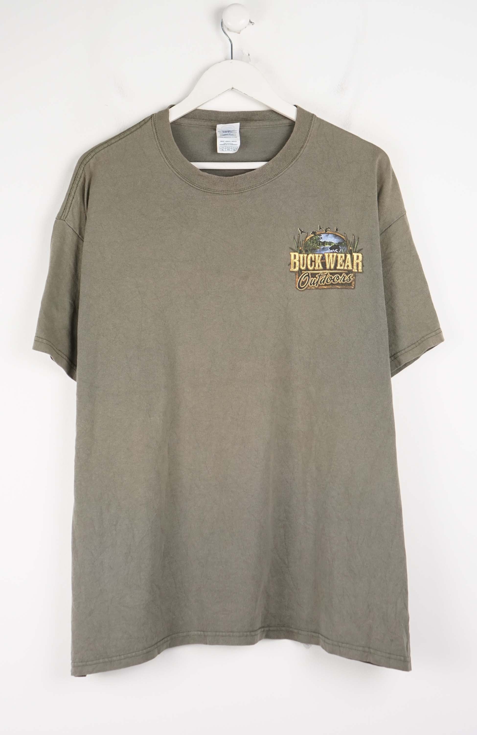 VINTAGE BUCK WEAR OUTDOORS T-SHIRT (L)