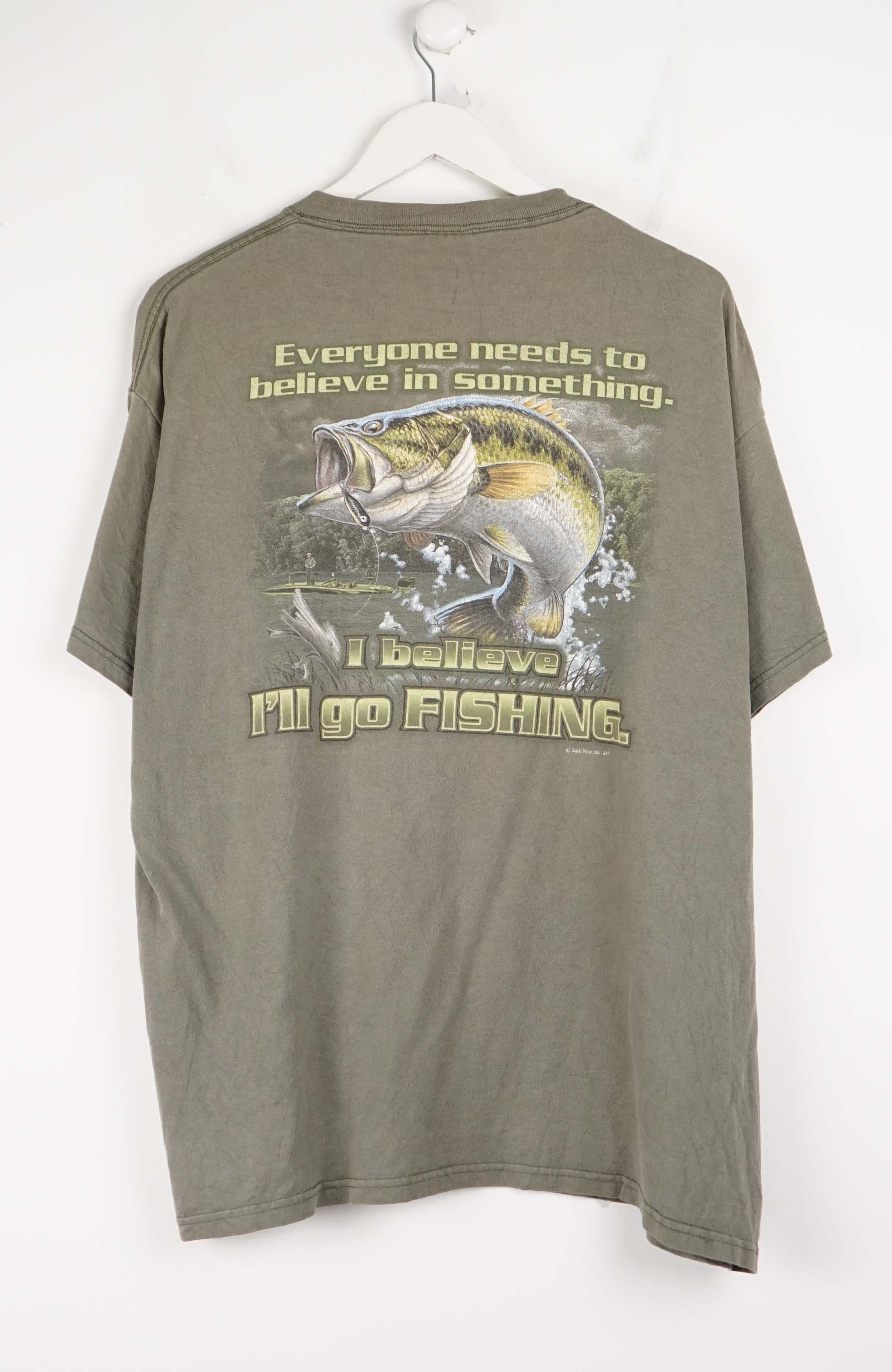 VINTAGE BUCK WEAR OUTDOORS T-SHIRT (L) - Image 2