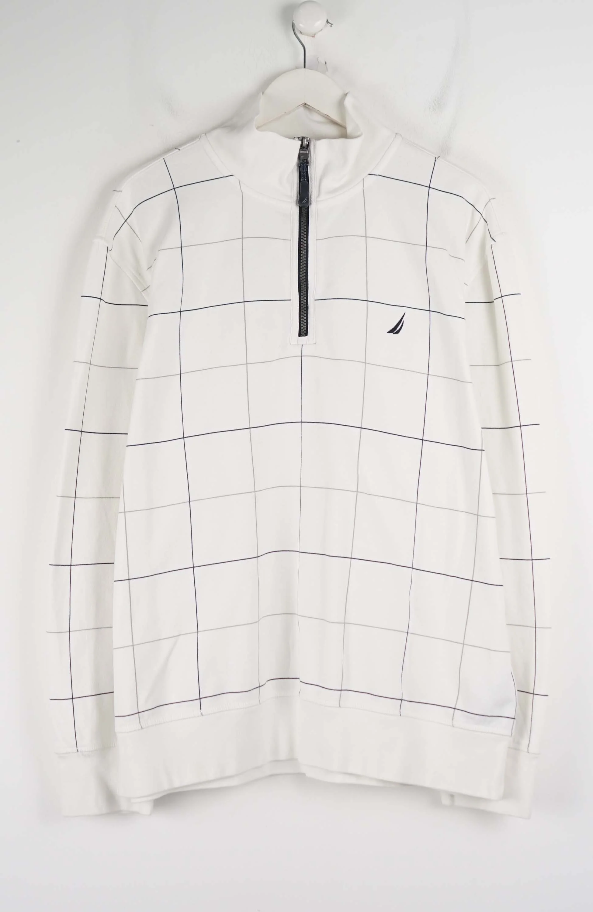VINTAGE NAUTICA 1/4 ZIP SWEATER (XL)