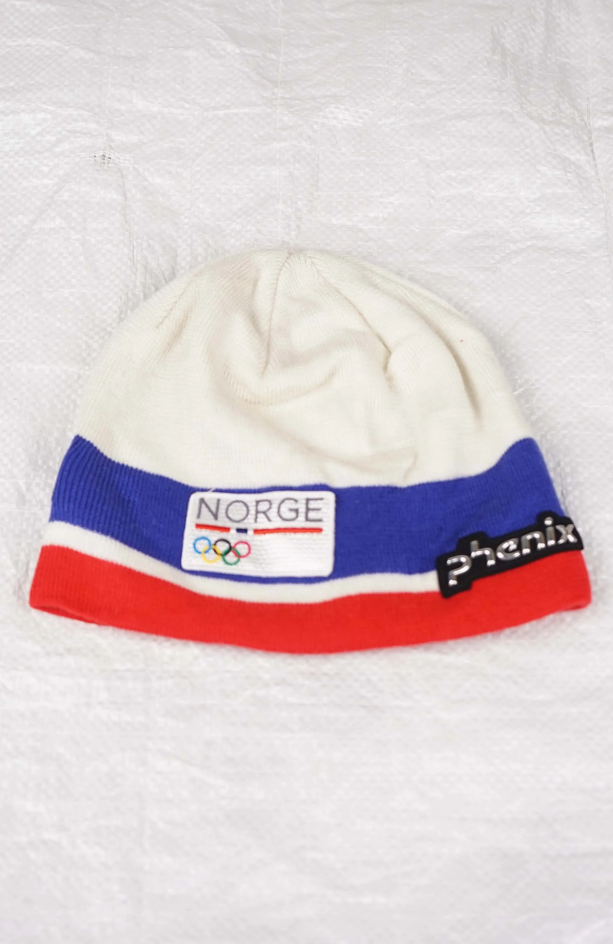 VINTAGE NORGE OLYMPICS SKULL BEANIE
