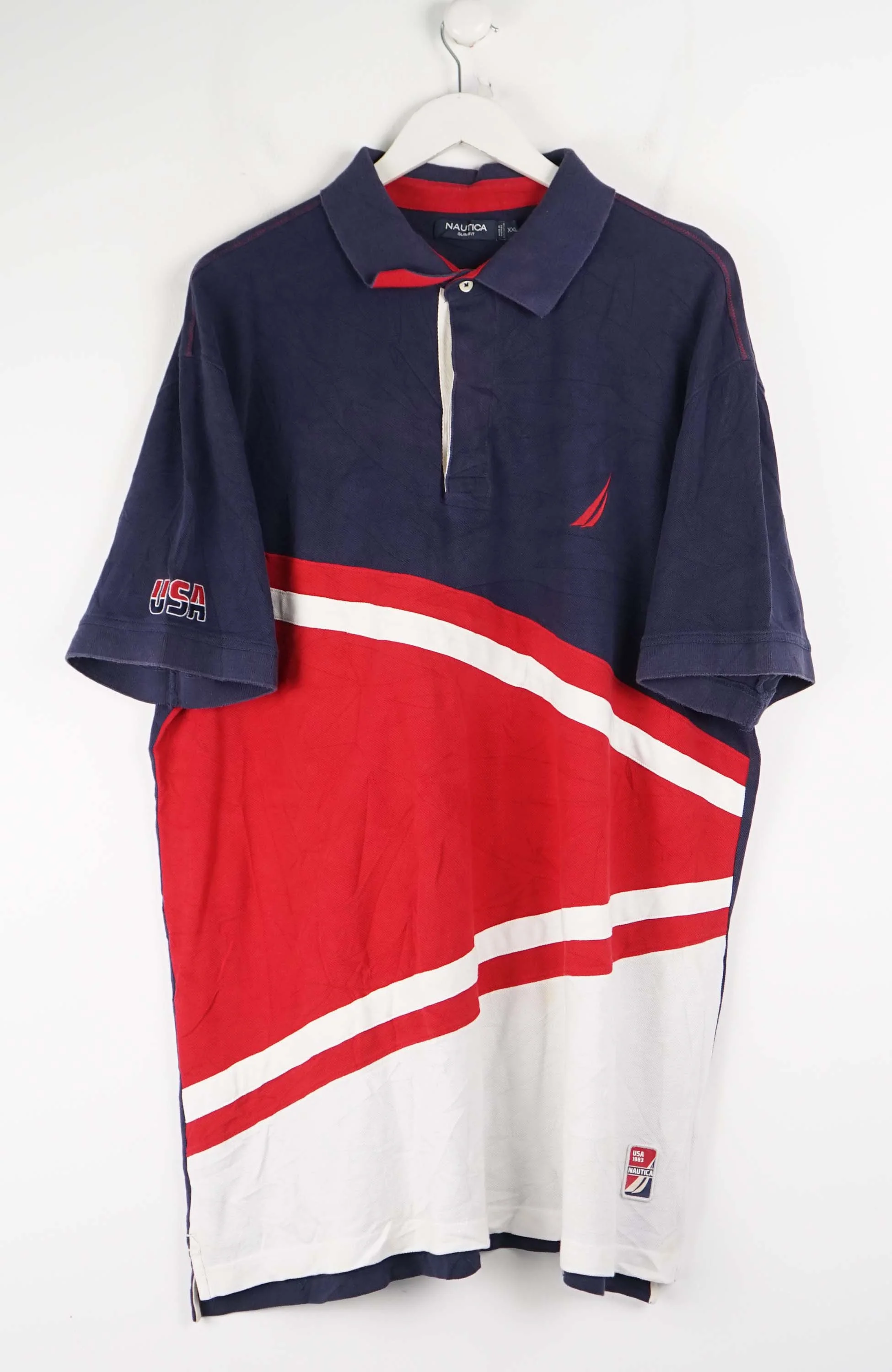 VINTAGE NAUTICA USA POLO SHIRT (XL)
