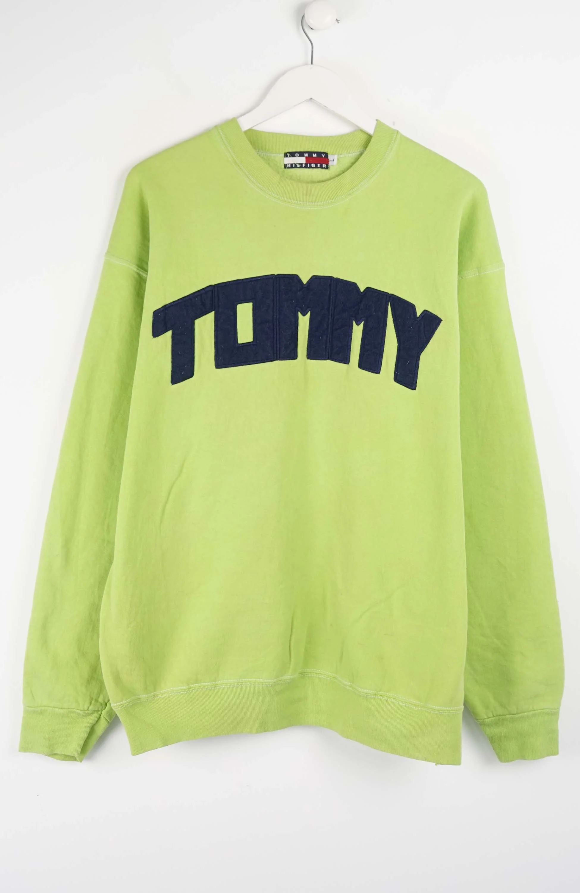 VINTAGE TOMMY HILFIGER SWEATER (XL) 90'S BOOTLEG