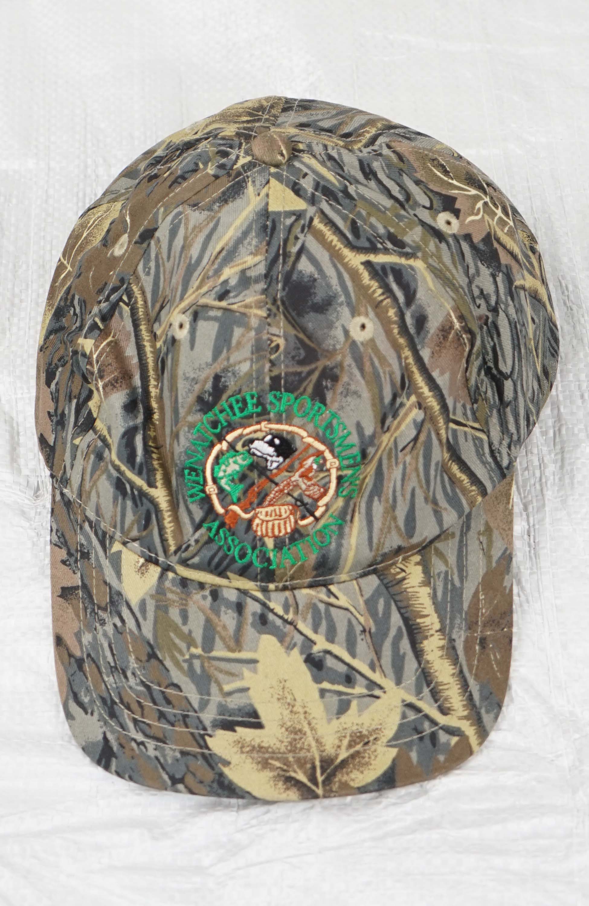VINTAGE WENATCHEE SPORTSMENS REAL TREE HAT
