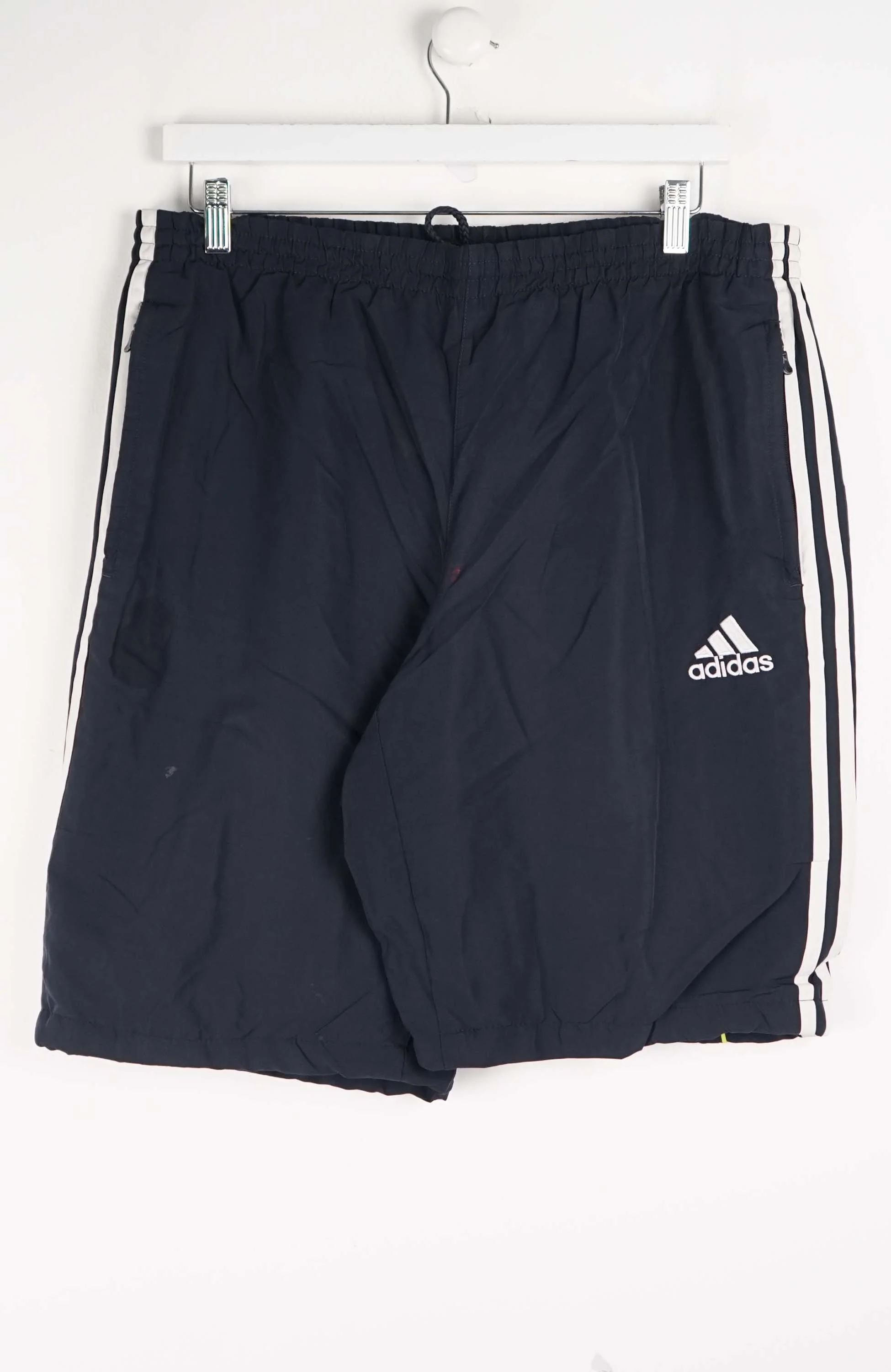 VINTAGE ADIDAS TRACK PANT SHORTS (L)