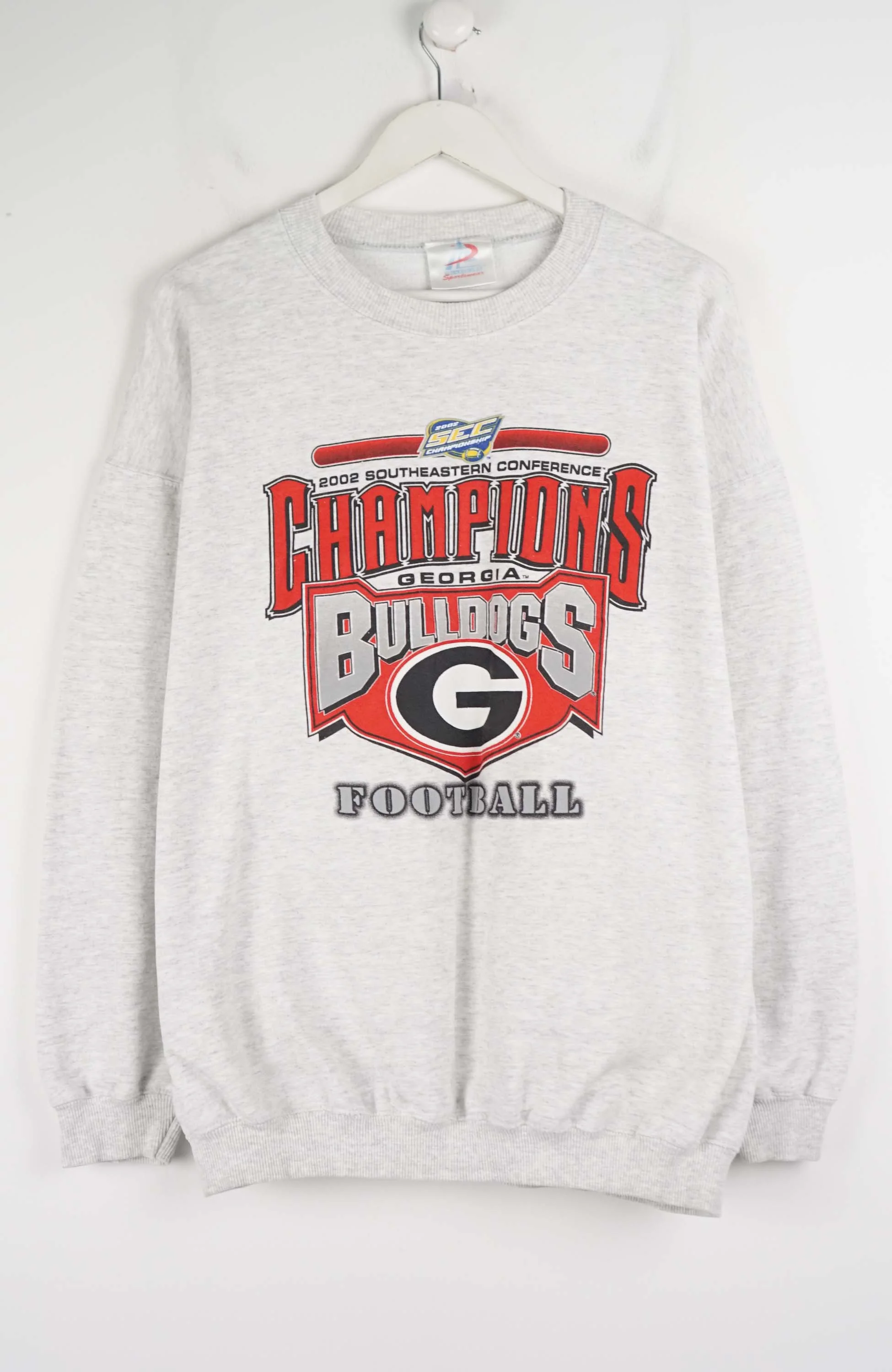 VINTAGE CHAMPION BULLDOGS FOOBALL SWEATER (L)