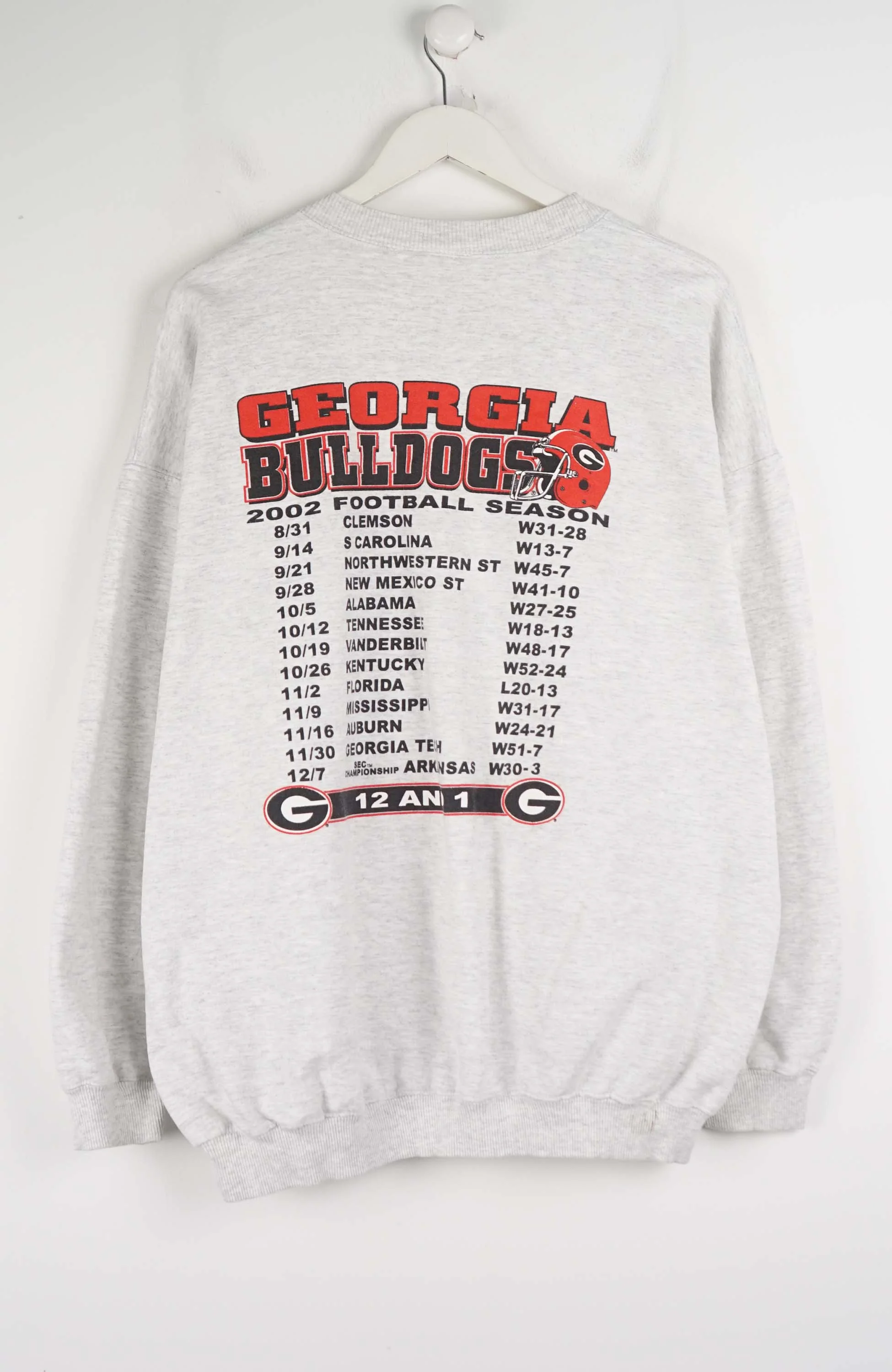 VINTAGE CHAMPION BULLDOGS FOOBALL SWEATER (L) - Image 2