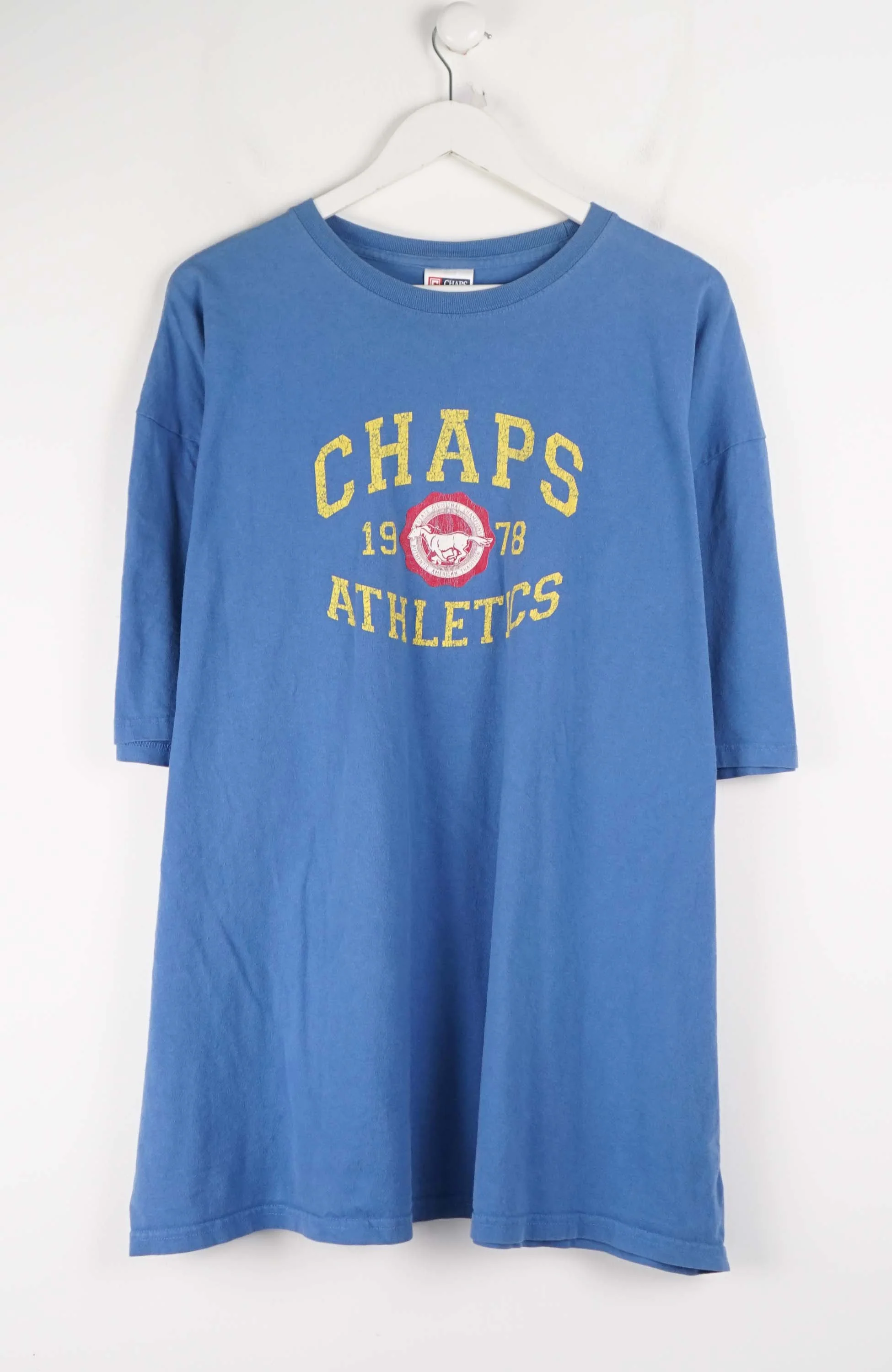 VINTAGE CHAPS 1978 ATHLETICS T-SHIRT (XXXL)